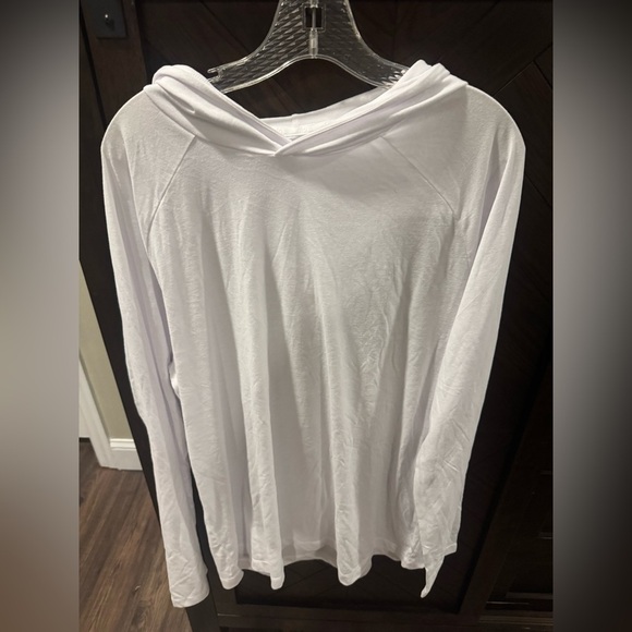 NWT Alo men’s core hooded runner sz XL White - Picture 1 of 3